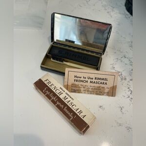 1930s UN-USED Vintage RIMMEL French Cake Brush box Mascara FRANCE